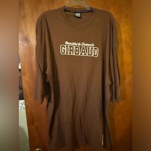 Vintage Y2K Marithe Francois Girbaud Tee Shirt Size 3XL Brown